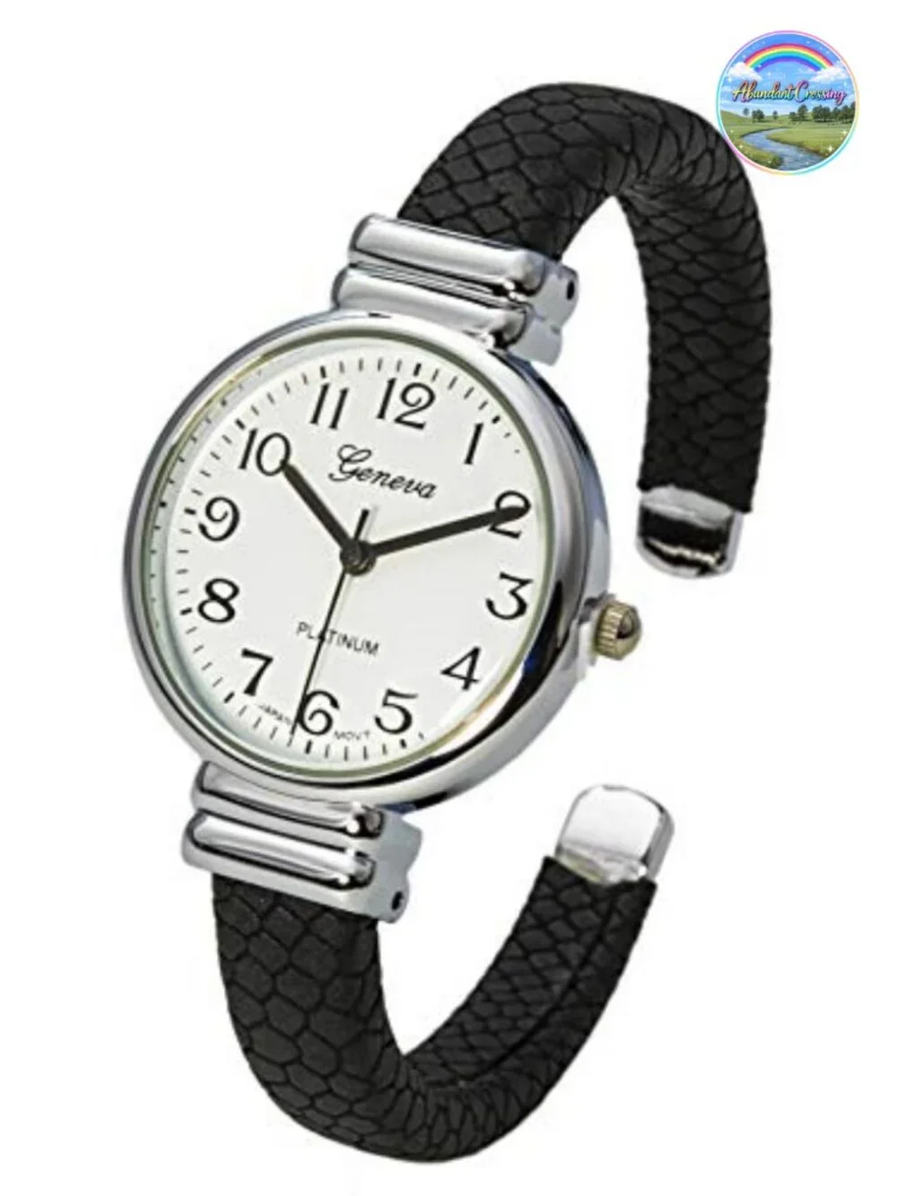 Crystal Bracelet Watch Snake Style Bangle Cuff Quartz Wristwatch Women's